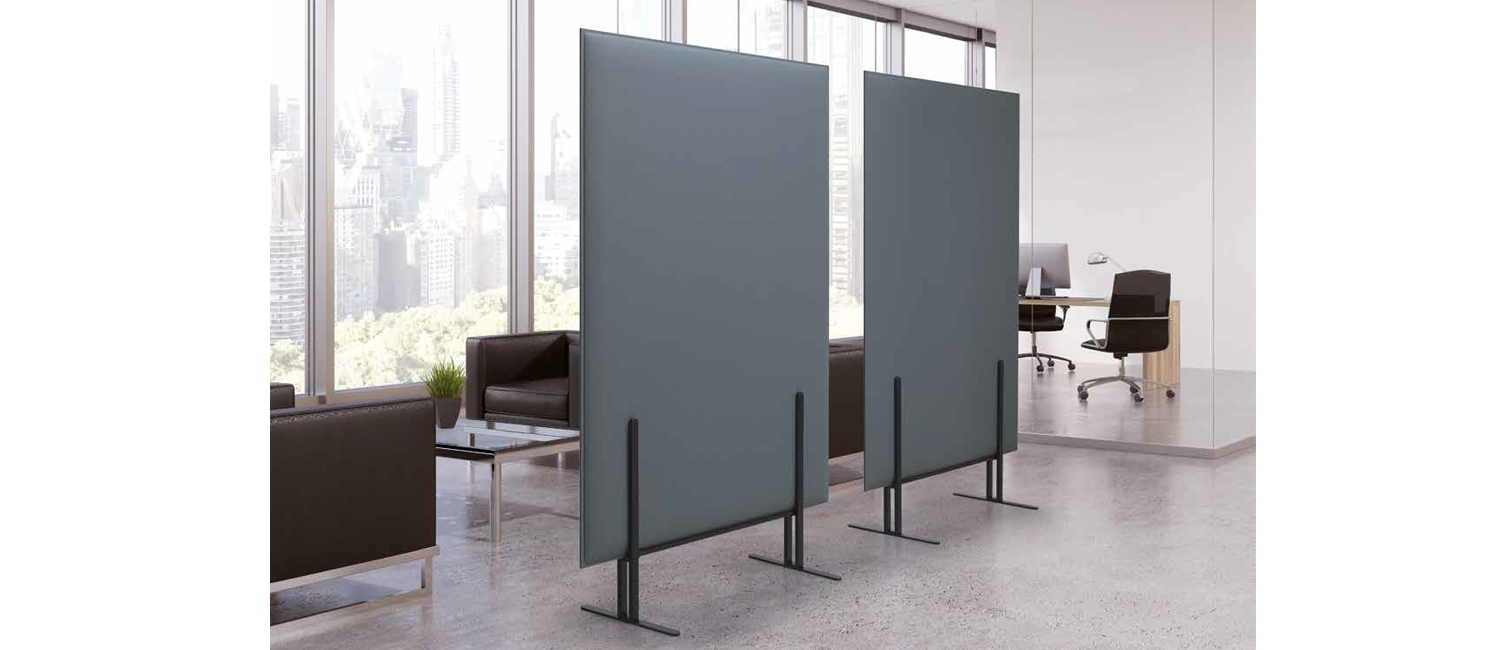 Flat totem sound absorbing panels 